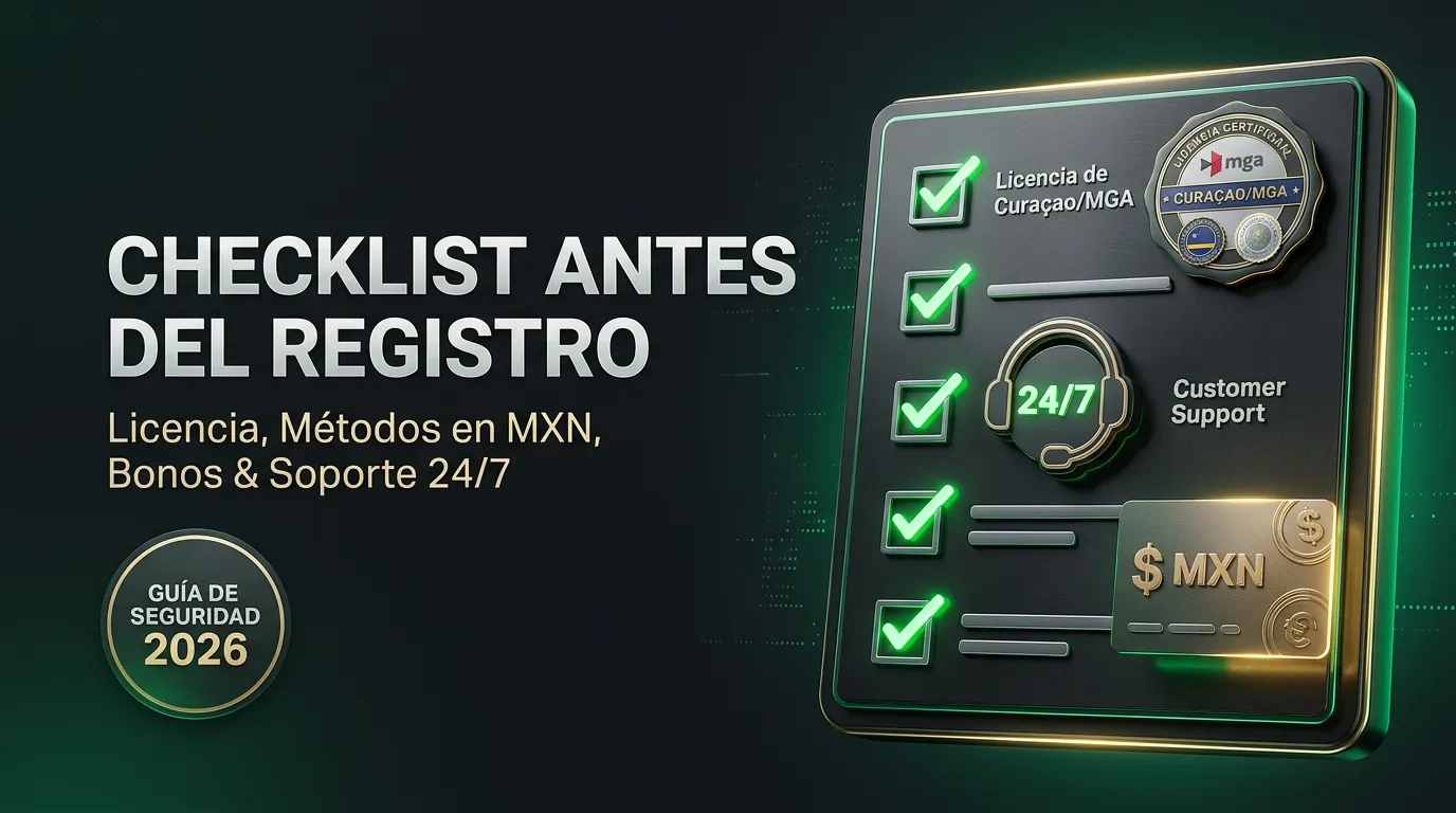 Lista de Comprobación Esencial Antes del Registro